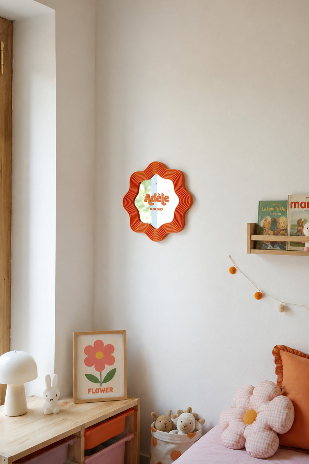Miroir BLOOMY - Prénom & Date