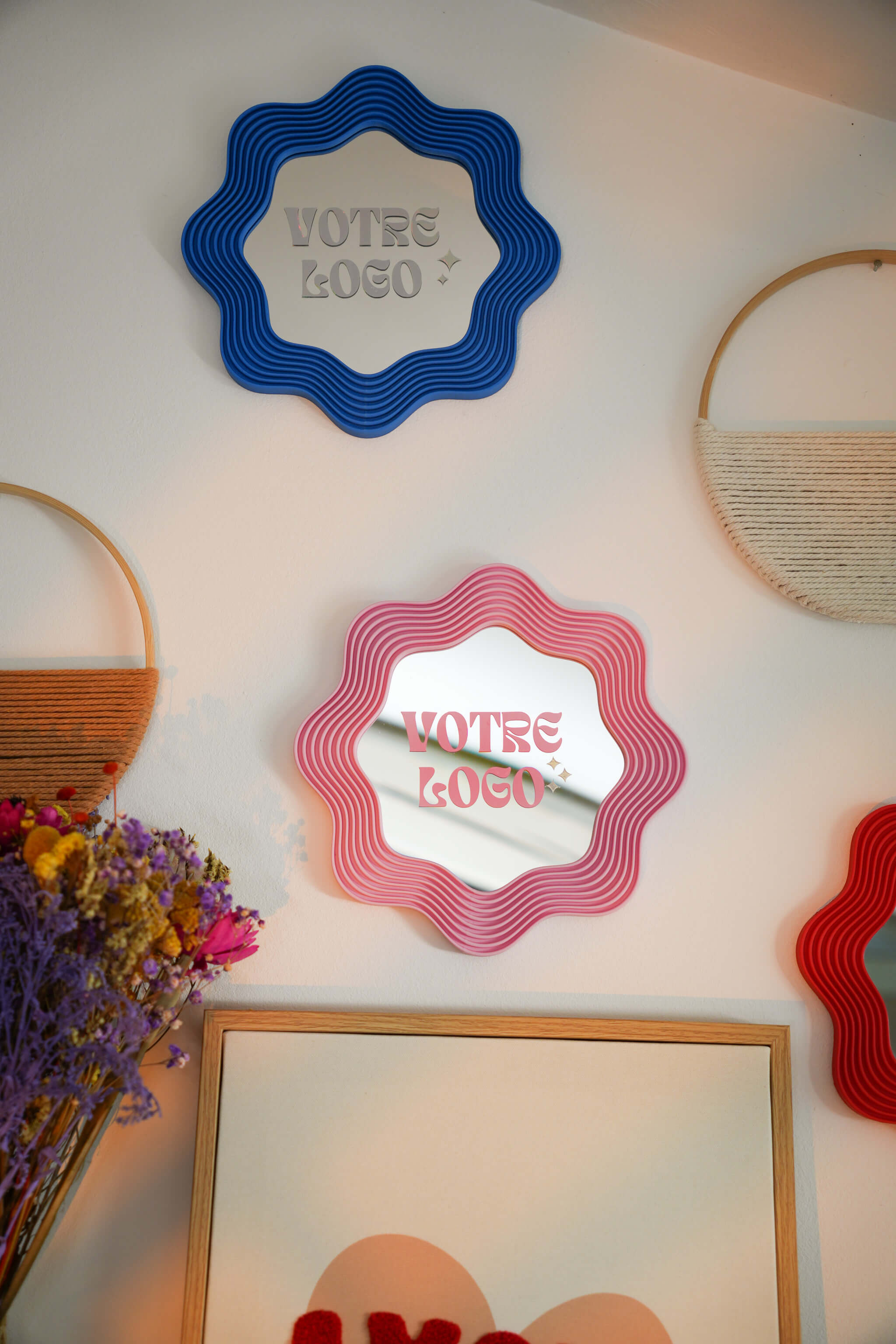 Miroir BLOOMY - Avec LOGO