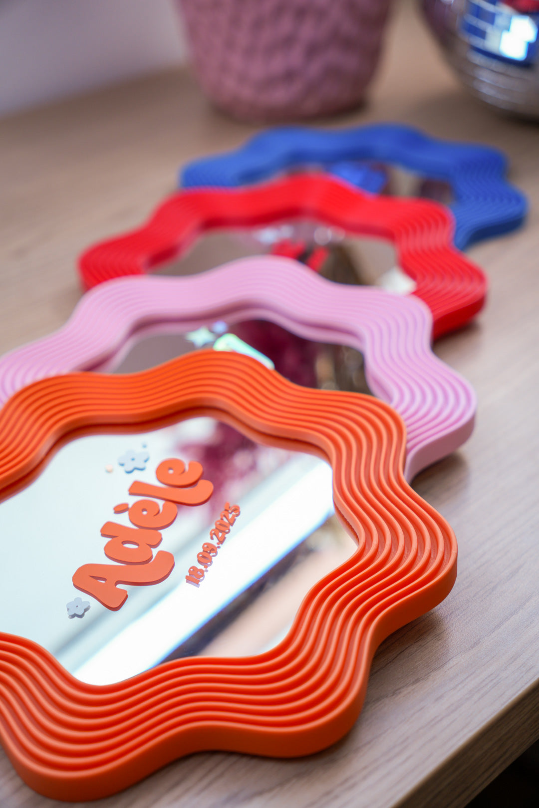 Miroir BLOOMY - Prénom & Date