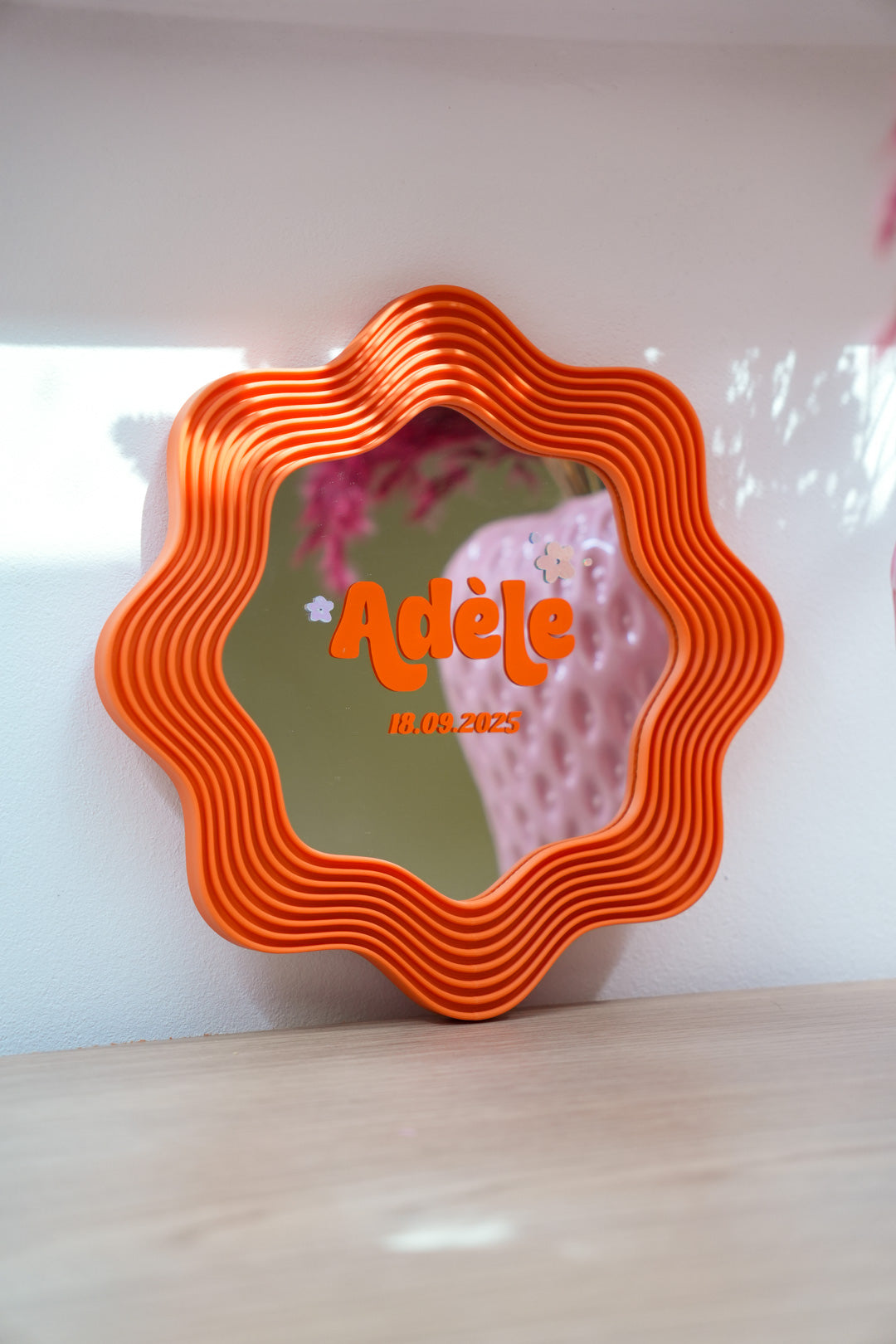 Miroir BLOOMY - Prénom & Date