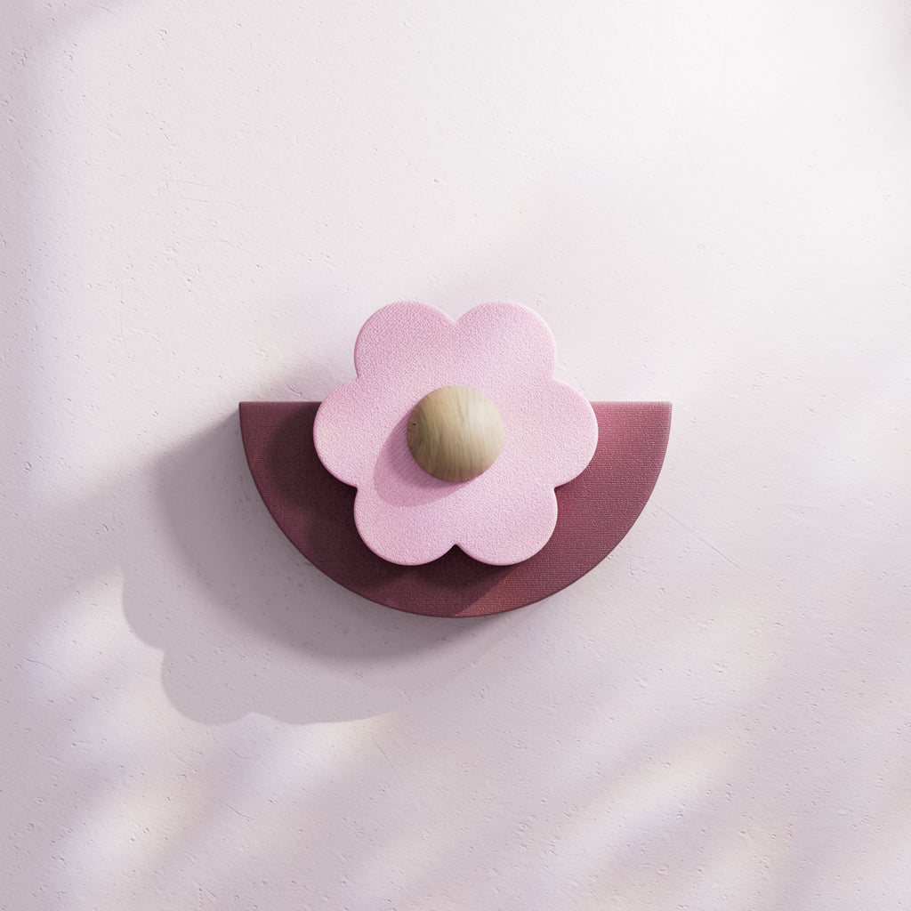 Attache murale | Sans cadre & sans perçage - Imprimé en PLA recyclé